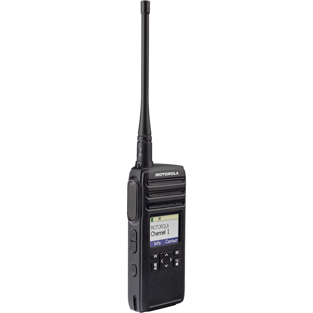 Motorola DTR700 Digital Two-Way Radio - Long Range Walkie Talkie for Business & Outdoor Adventures - Perfect for Construction, Security & Hiking