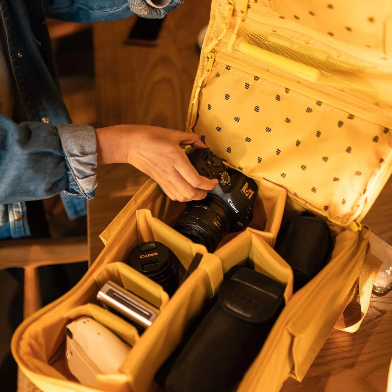 Langly Sierra Camera Backpack - Waterproof DSLR & Mirrorless Camera Bag with Laptop Compartment - Perfect for Travel, Hiking & Photography Adventures