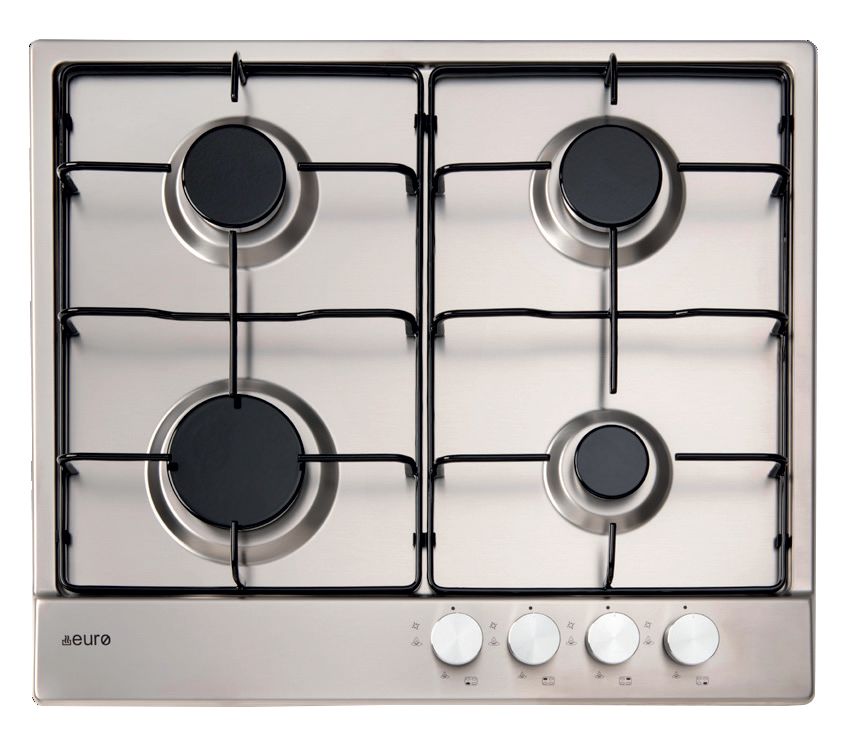 Brand New Euro 60cm Gas Cooktop ECT600GS - 5 Burner Stainless Steel Stove with 3 Year Warranty | Perfect for Home Kitchen, Restaurant & Outdoor Cooking