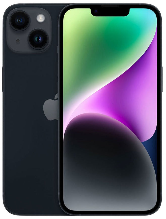 Apple iPhone 14 128GB Unlocked Smartphone - Space Black (Includes Apple Care+) - Perfect for Travel, Business & Everyday Use
