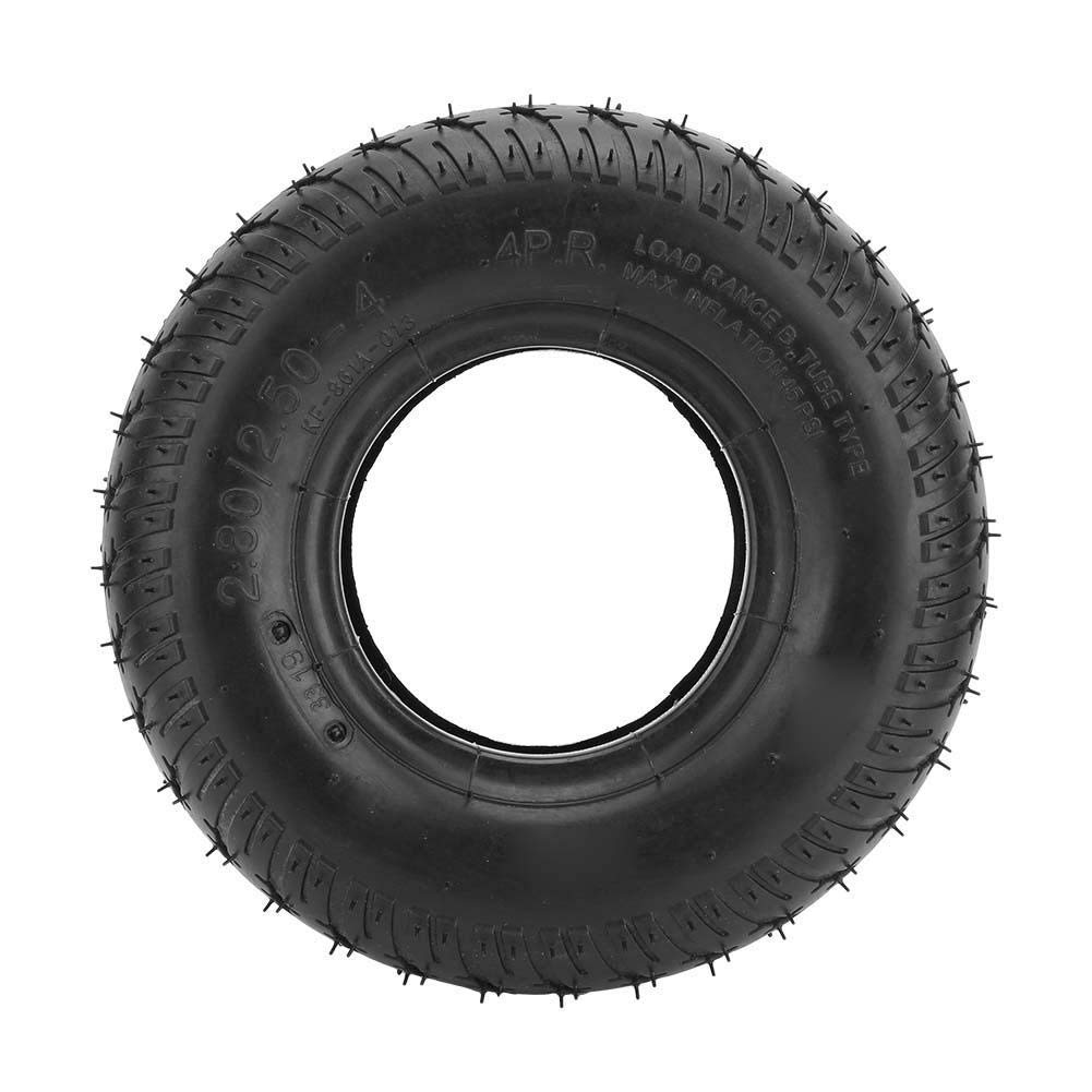 2.80/2.50-4 Pneumatic Mobility Scooter Tires - Replacement Wheelchair Tires for Electric Scooters & Tricycles - Durable, All-Terrain Tires for Outdoor Use on Pavement, Grass, and Rough Surfaces