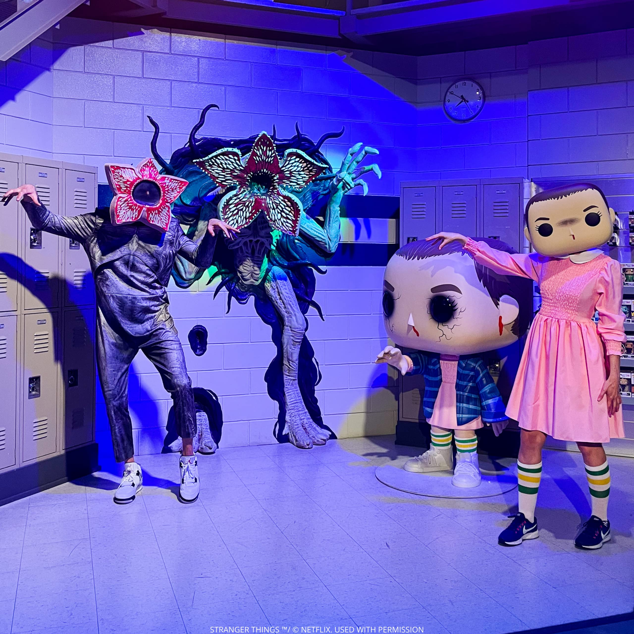 Stranger Things Eleven Pop! Mask - Funko Pop Costume Accessory for All Ages | Oversize Regular Fit | Perfect for Halloween, Cosplay, and Themed Parties