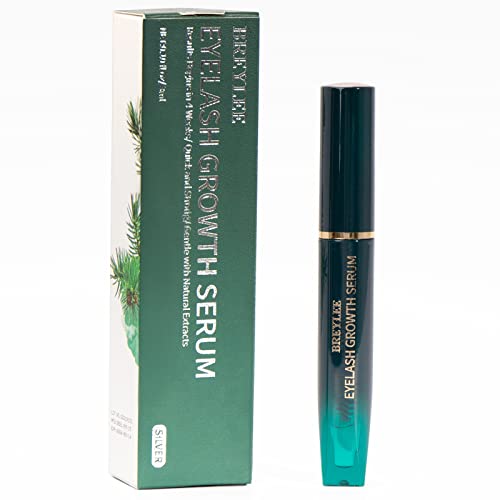 BREYLEE Eyelash Growth Serum - Natural Lash Enhancer for Longer, Fuller & Thicker Lashes (3ML/0.1 Fl Oz) | Vegan & Cruelty-Free Lash Conditioner | Perfect for Daily Use & Special Occasions