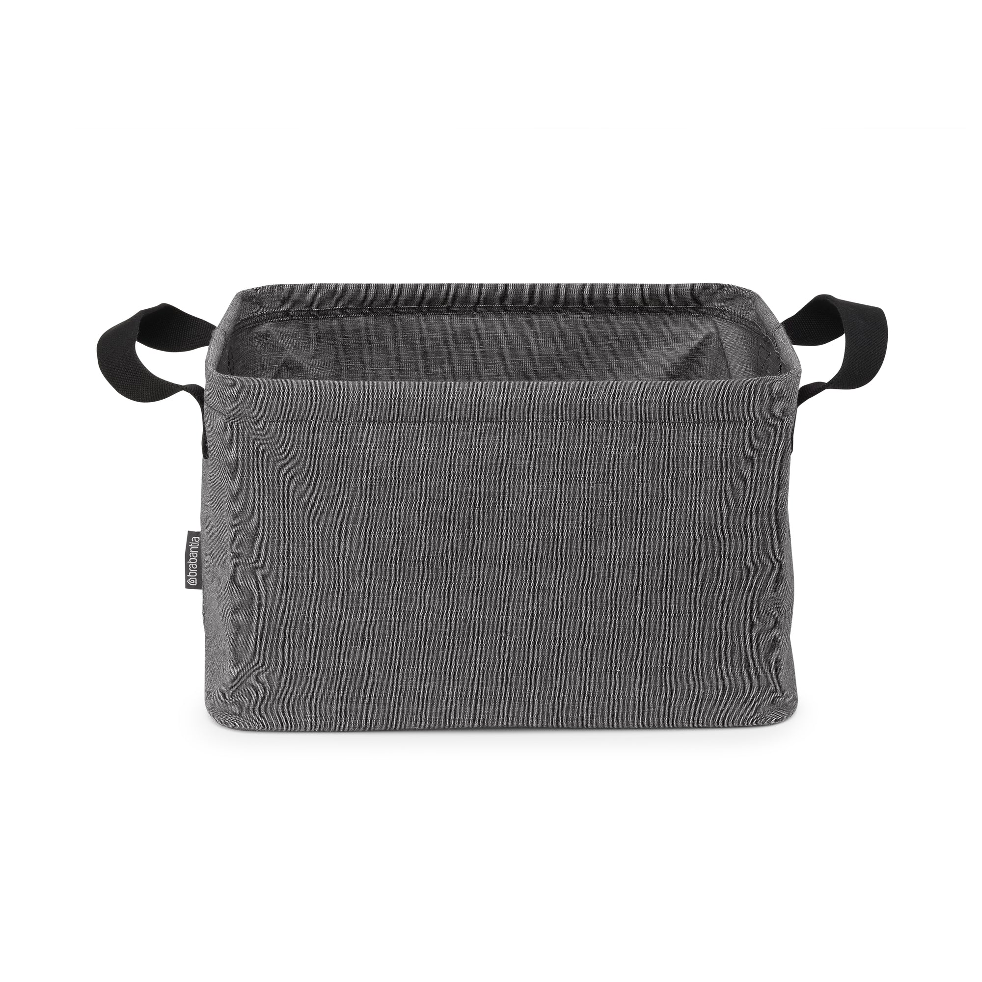 Foldable Laundry Basket 35L Large Capacity - Collapsible Clothes Hamper with Handles, Space-Saving Storage for Laundry Room, Dorm, Travel (Pepper Black)