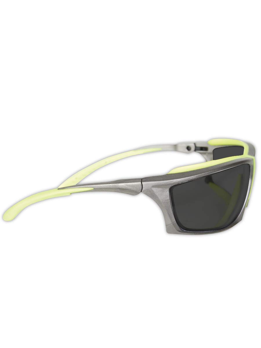 MAGID Hi-Vis Impact-Resistant Safety Glasses - 24 Pairs (Y770) - ANSI Z87.1 Certified for Construction, Woodworking & Industrial Safety Use