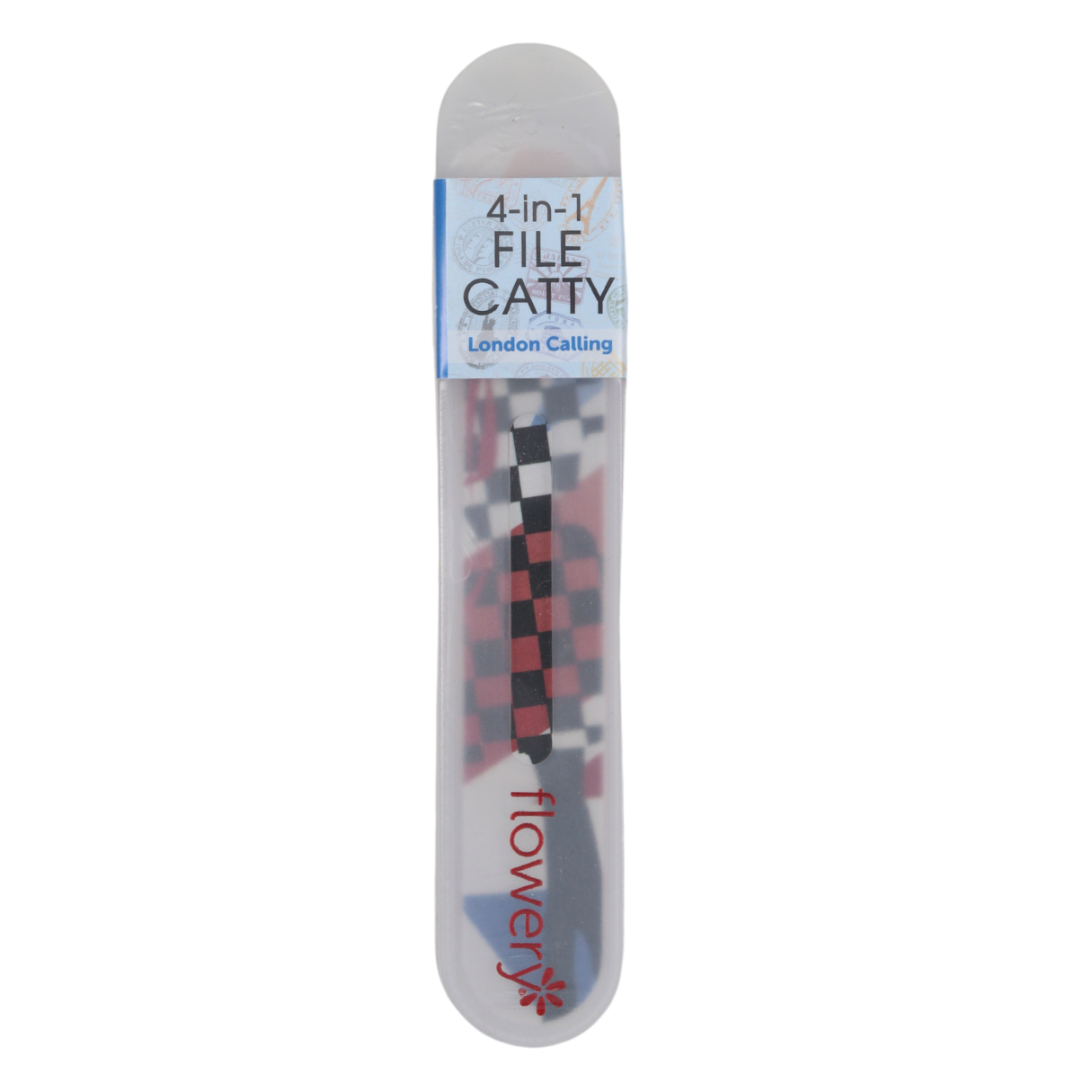 4-in-1 Nail File Set with Translucent Case - Professional Manicure Kit for Home & Travel | Smooth Filing, Buffing, Shining & Cleaning | Perfect for Nail Salons, DIY Nail Care & Gifts