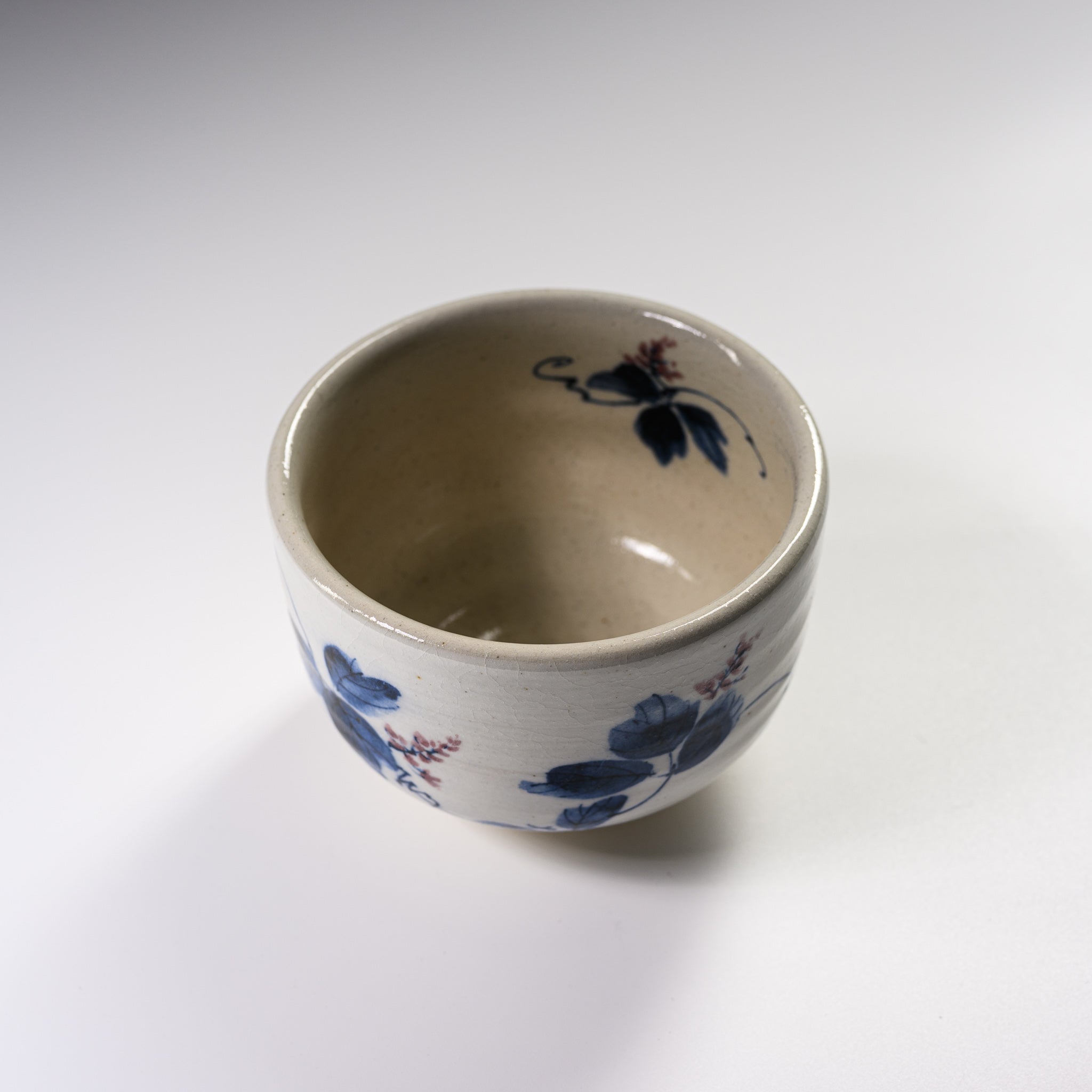 Premium Handcrafted Matcha Bowl - Indigo Ivy Glaze, Authentic Japanese Tea Ceremony Set for Whisking & Serving Matcha, Perfect for Traditional Tea Rituals & Zen Meditation
