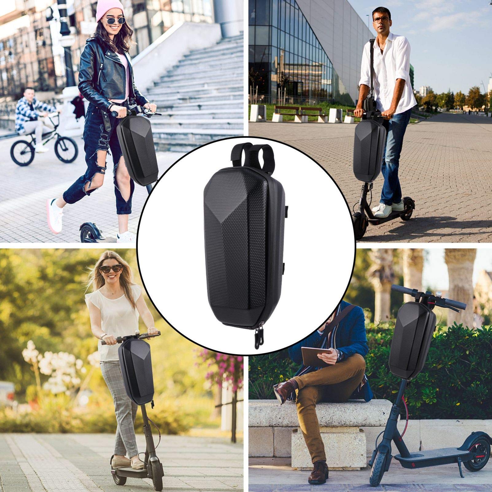 VICASKY Bike Handlebar Bag - Waterproof Front Storage Pouch for Electric Bikes, Scooters & Cycling | Perfect for Commuting, Outdoor Adventures & Daily Essentials