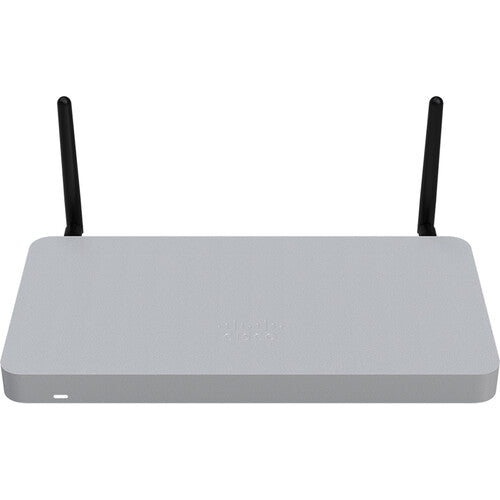 Cisco Meraki MX68W Cloud Managed Security Router with 5-Year Advanced Security License - Ideal for Small Business Network Protection & Remote Work VPN Solutions