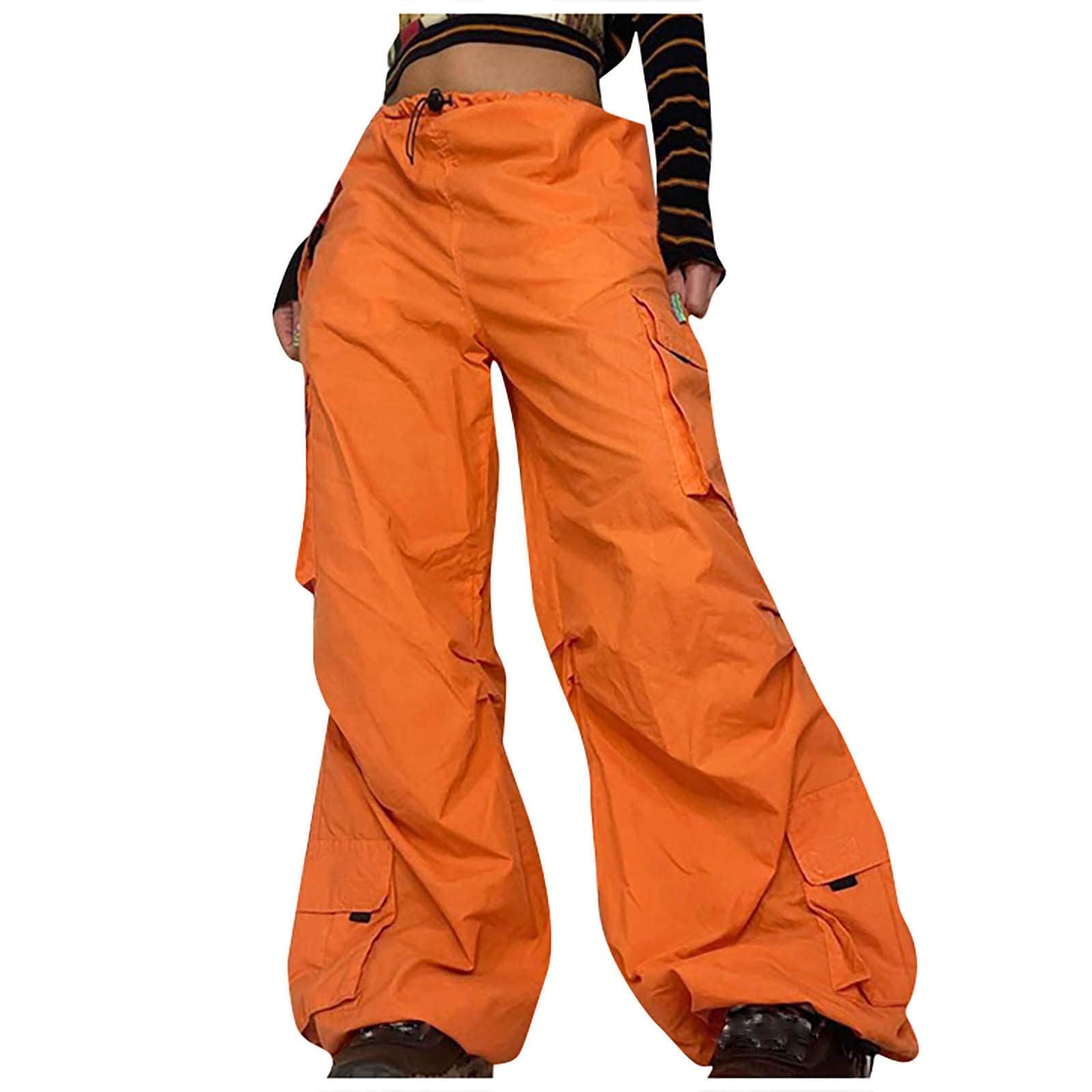 Timbrigte Women's Cargo Pants - Baggy Y2K Pants for Summer | Lightweight Sweatpants with Multiple Pockets | Casual Streetwear, Workout & Travel Pants