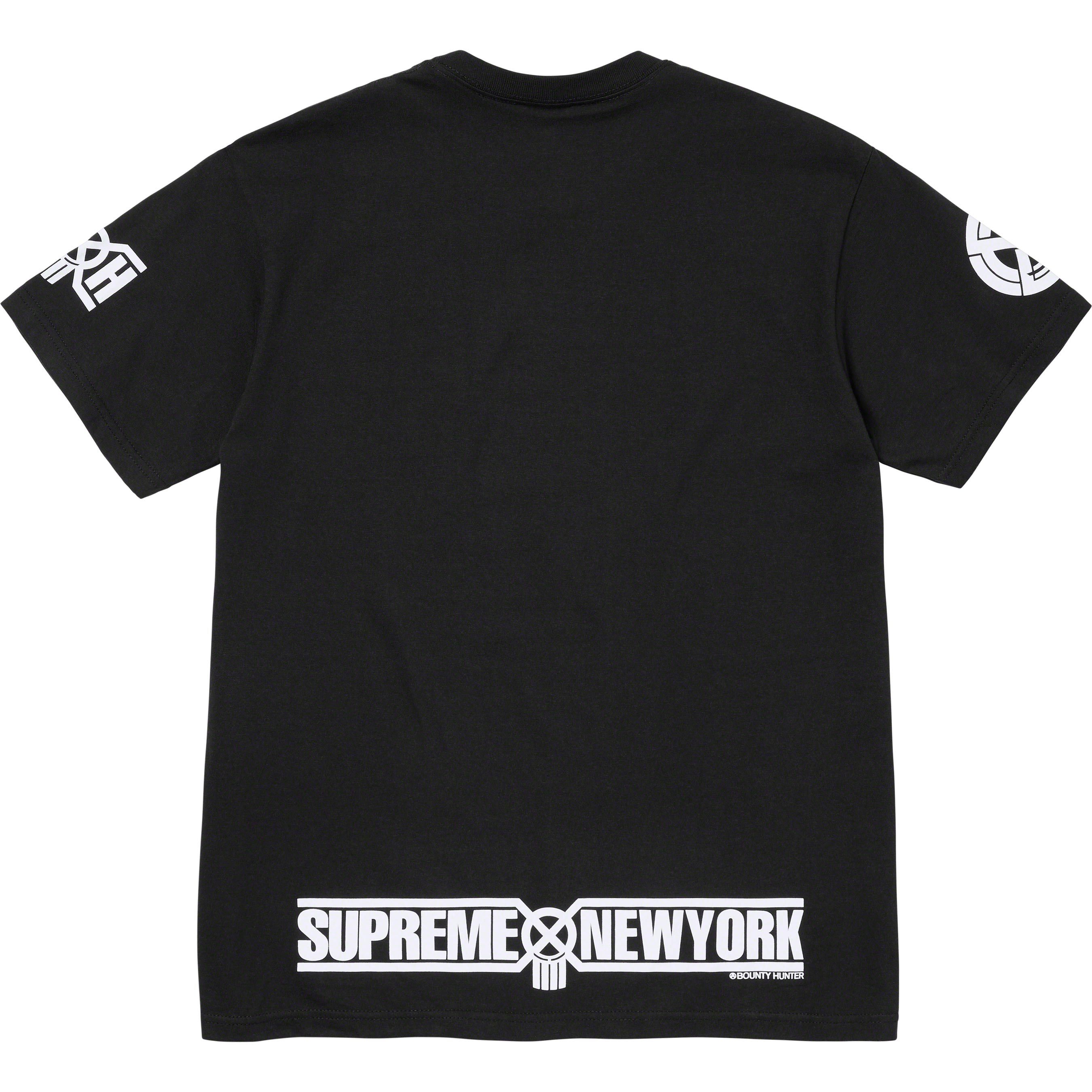 Supreme Bounty Hunter Skulls Graphic T-Shirt for Men - Black Cotton Streetwear Tee - Perfect for Casual Wear, Street Fashion & Skating