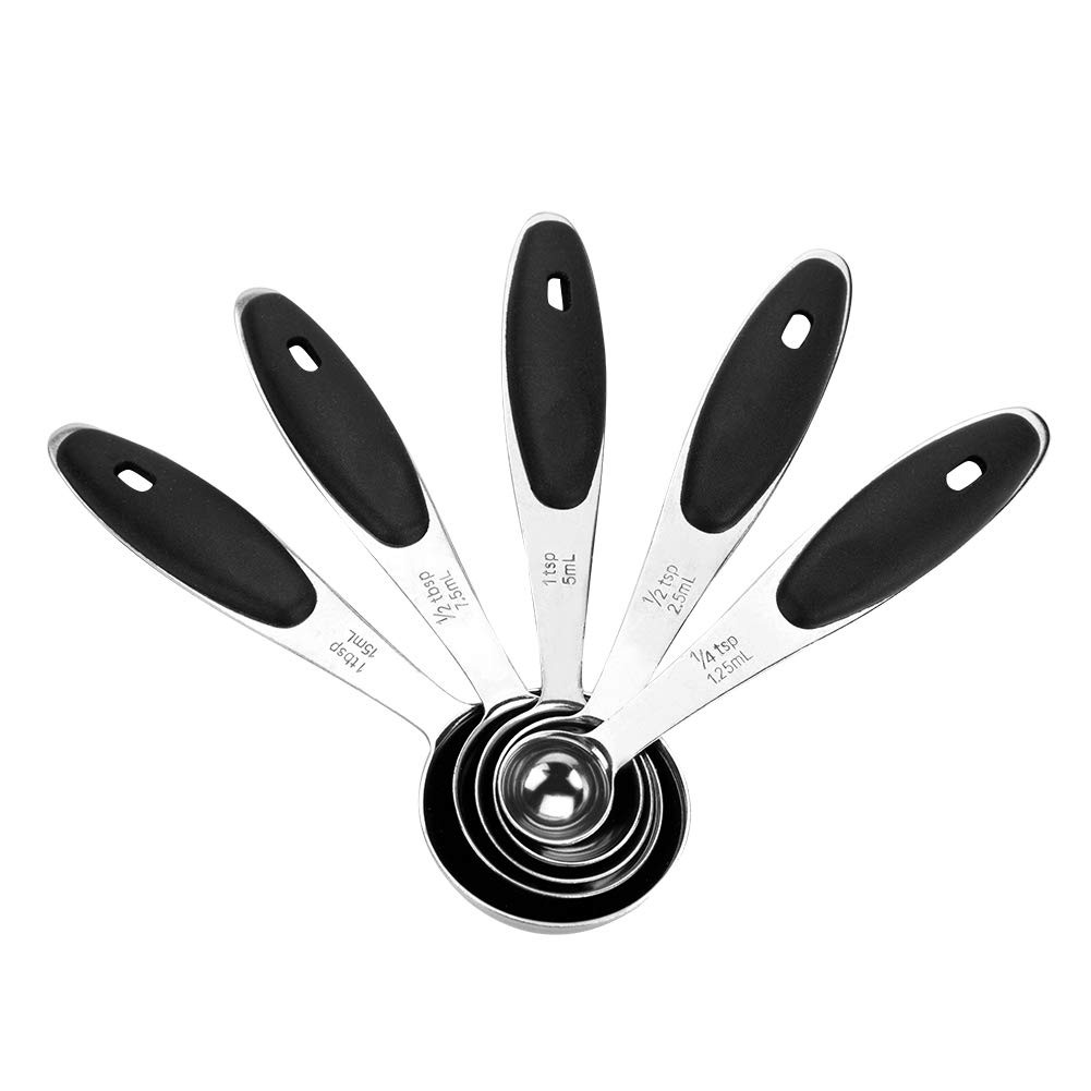 10PCS Stainless Steel Measuring Spoons & Cups Set - Multi-Color Baking Tools for Cooking, Baking & Meal Prep | Perfect for Home Kitchen & Professional Use