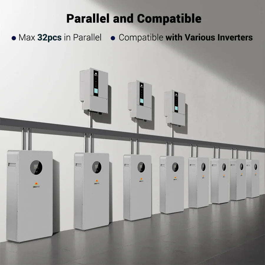 Powerwall X 51.2V 200AH Lithium Battery - SG48200T High Capacity Solar Energy Storage for Home Backup & Off-Grid Power Systems