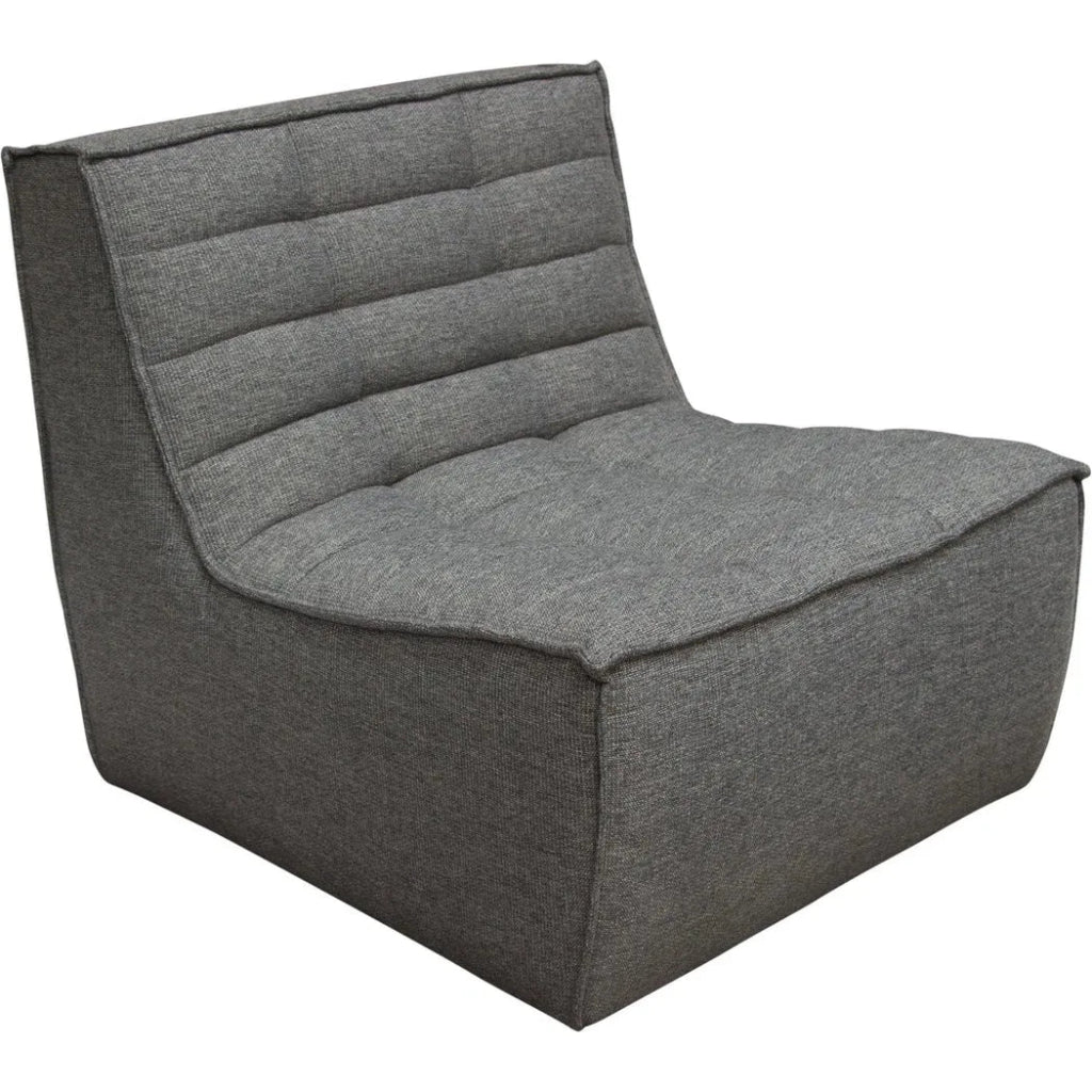 3-Piece Corner Modular Sectional Sofa in Grey - Modern L-Shaped Couch for Living Room, Lounge & Family Room