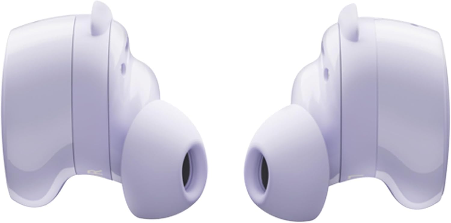 Bose QuietComfort Wireless Noise Cancelling Earbuds - Active Noise Cancellation Bluetooth Earbuds with 8.5H Battery & Portable Charger (Chilled Lilac) | Perfect for Travel, Workouts & Office Use