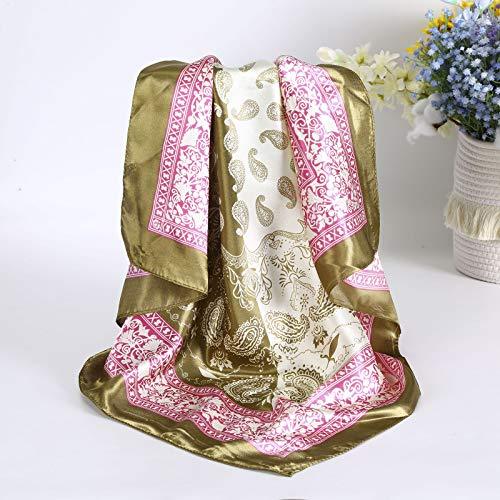 4 Pack Stylish Square Scarves - Fashionable Hair Accessories & Neck Scarves for Women - Perfect for Casual Outfits, Office Wear, and Special Occasions