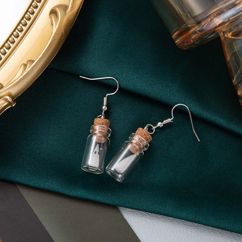 Adopt A Ghost Light Up Halloween Drop Earrings & Necklace Set | XC115 | Spooky Party Accessories for Women & Teens