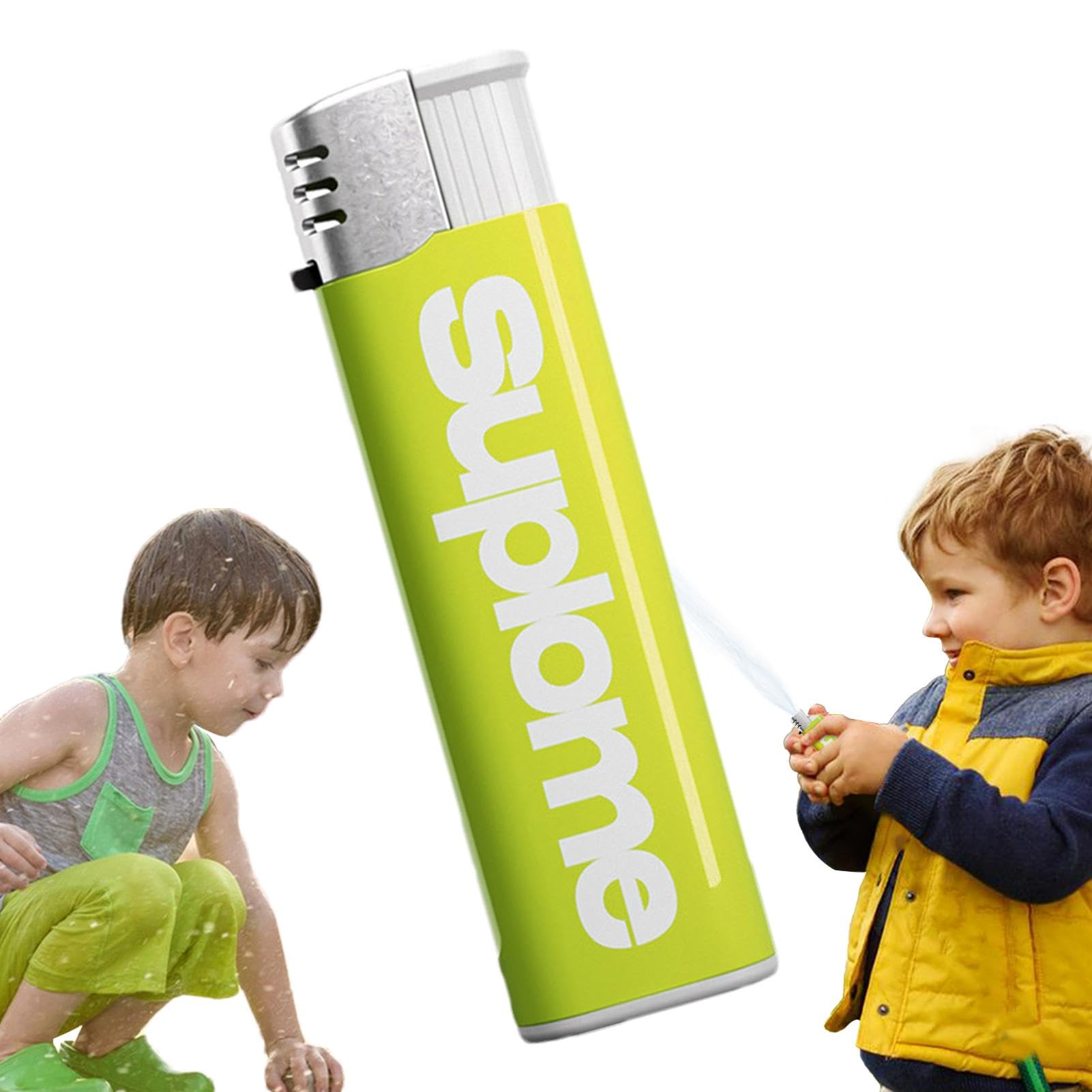 Water Shooting Lighter - Fun Water Gun Prank Tool for Beach Parties, Outdoor Games & Summer Water Fights - Refillable Water Spray Lighter for Hilarious Splash Pranks
