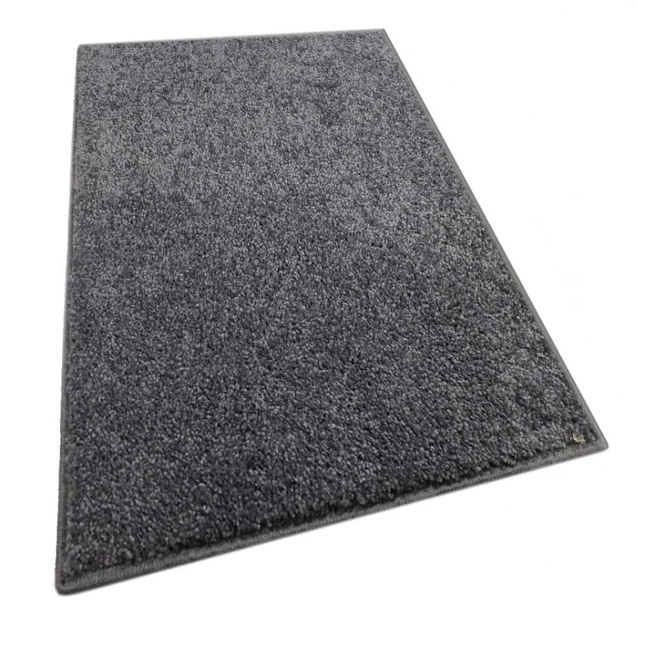 9' x 12' Gun Metal Gray Modern Area Rug - Soft Living Room Carpet for Bedroom, Office & Home Decor