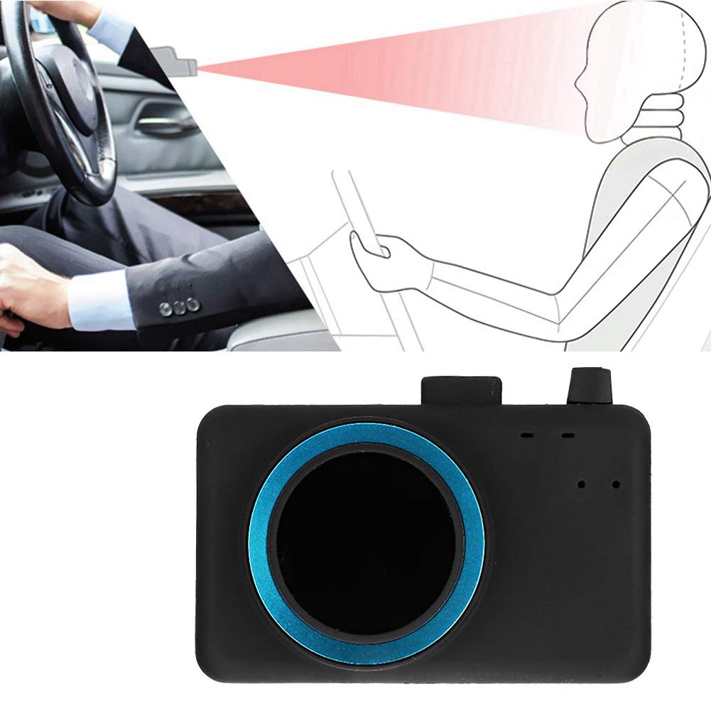 EVGATSAUTO Anti-Sleep Driver Alarm - Fatigue Warning Device for Car with USB Connection (Black) | Prevent Drowsy Driving & Stay Alert on Long Road Trips