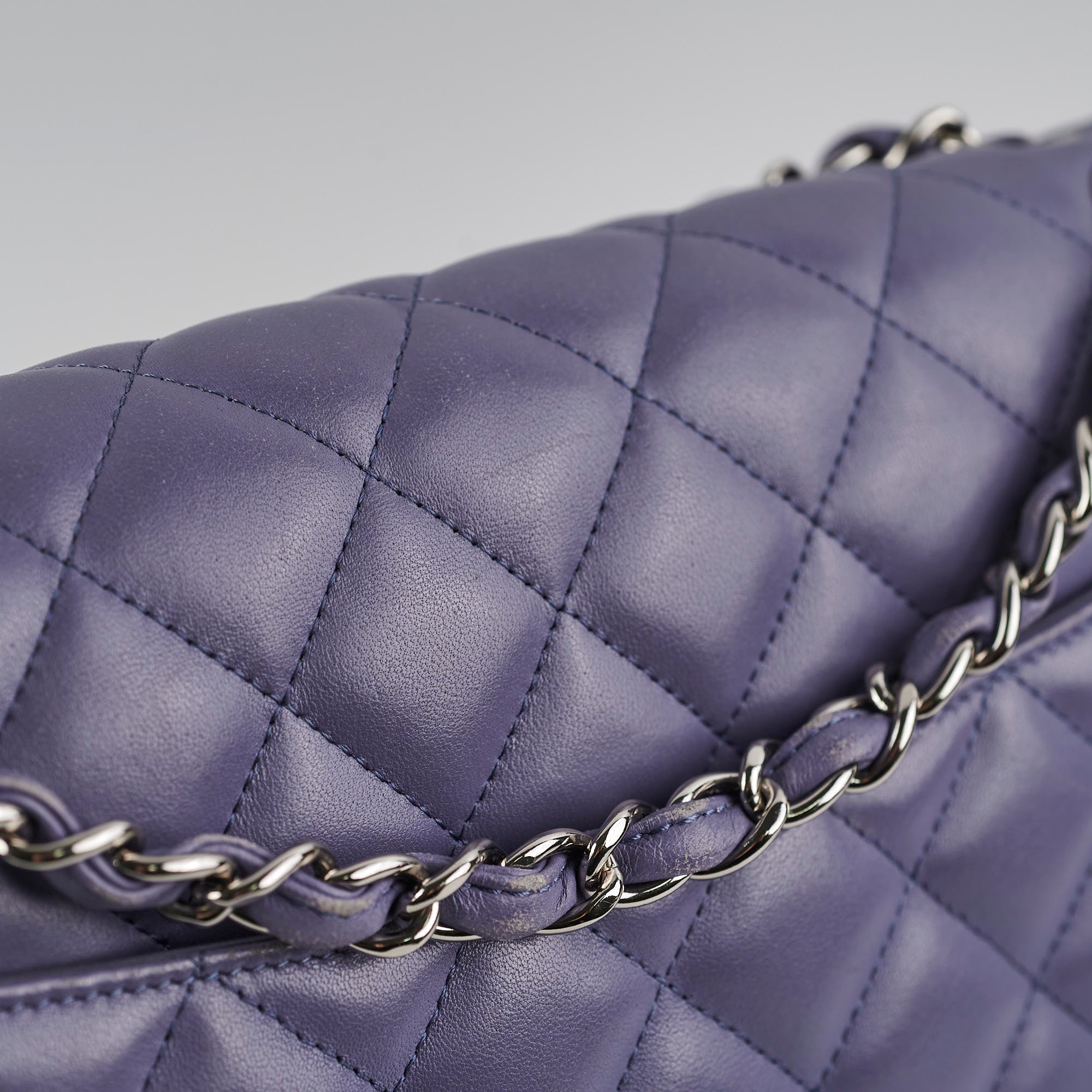 Chanel Jumbo Double Classic Flap Bag in Purple - Luxury Designer Handbag for Women | Perfect for Evening Events, Parties & Special Occasions