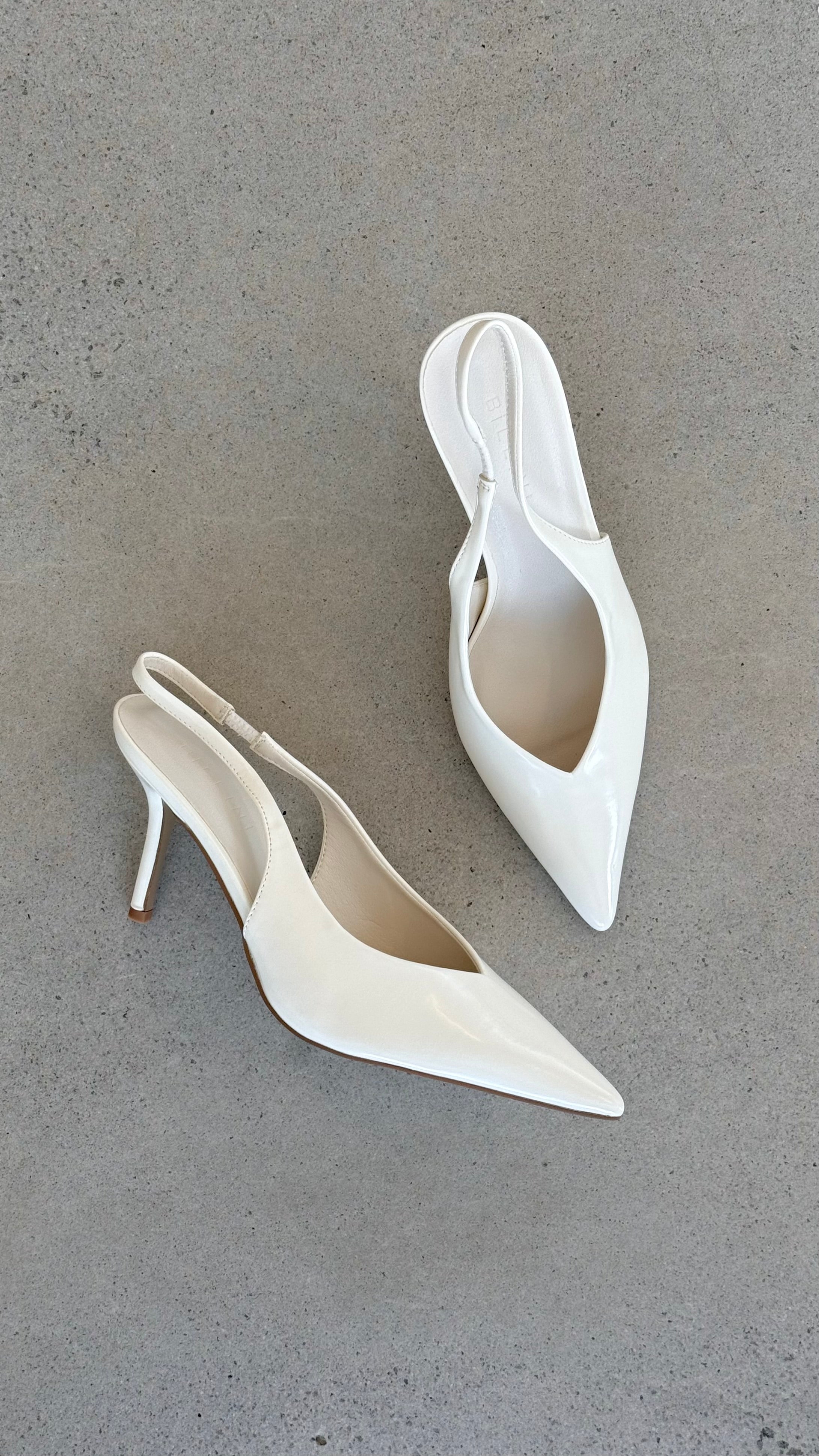 Kendra Heel White Shine Women's High Heels - Elegant Shiny White Pumps for Party, Wedding & Evening Events | Perfect for Prom, Cocktail Dresses & Special Occasions