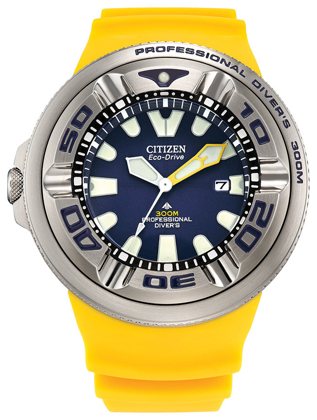 Promaster Dive Ecozilla Men's Automatic Watch BJ8058-06L - Durable Stainless Steel Dive Watch for Scuba Diving, Swimming & Water Sports