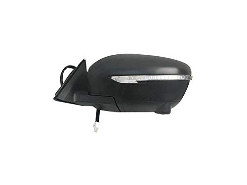2014-2017 Nissan Rogue Right Passenger Side Power Mirror - Heated, Convex Glass with Turn Signal & Camera Compatibility (US Models) | Perfect for Winter Driving & Enhanced Safety