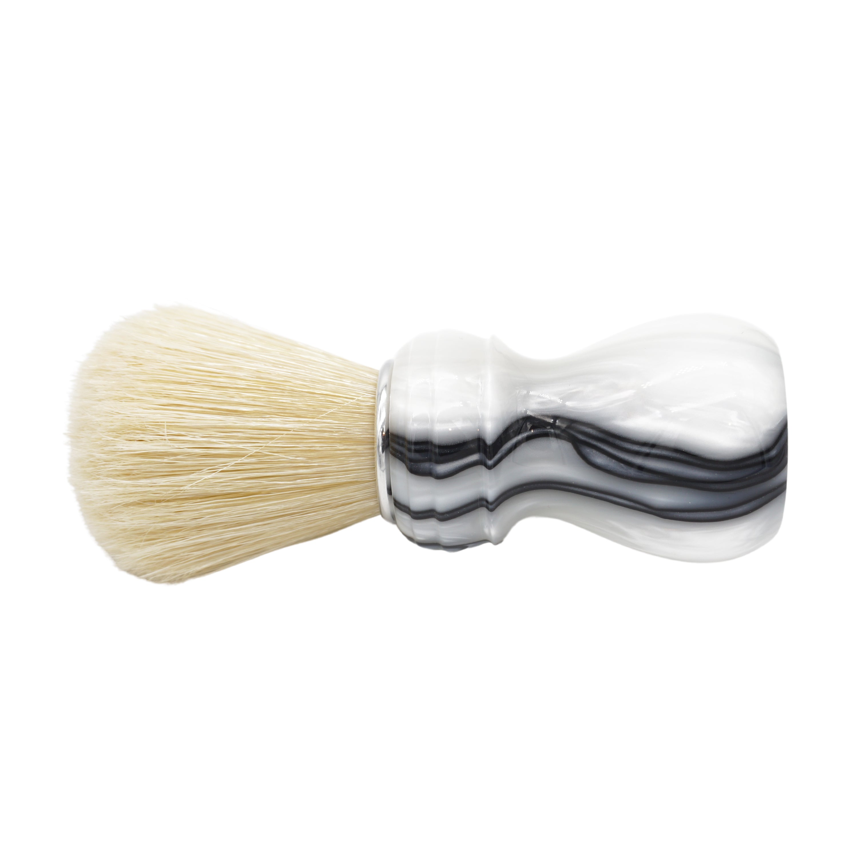 Premium 24mm Semogue SOC Boar Shaving Brush with Ghost Handcrafted Handle by AP Shave Co. - Perfect for Wet Shaving & Beard Grooming