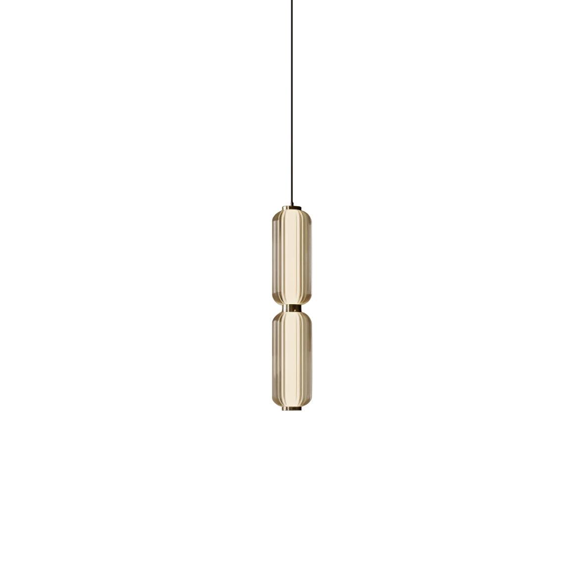 Elma Linear Pendant Lamp - Modern Minimalist Hanging Light Fixture for Kitchen Island, Dining Room & Living Room Lighting