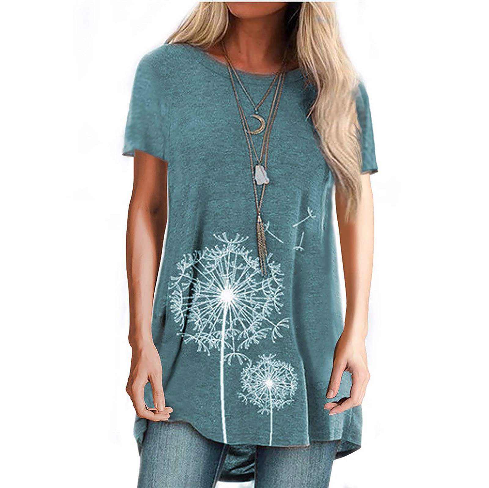 Women's Short Sleeve Flowy Casual V-Neck Tee Shirts - Summer Workout Tank Tops for Women | Perfect for Yoga, Gym & Everyday Wear