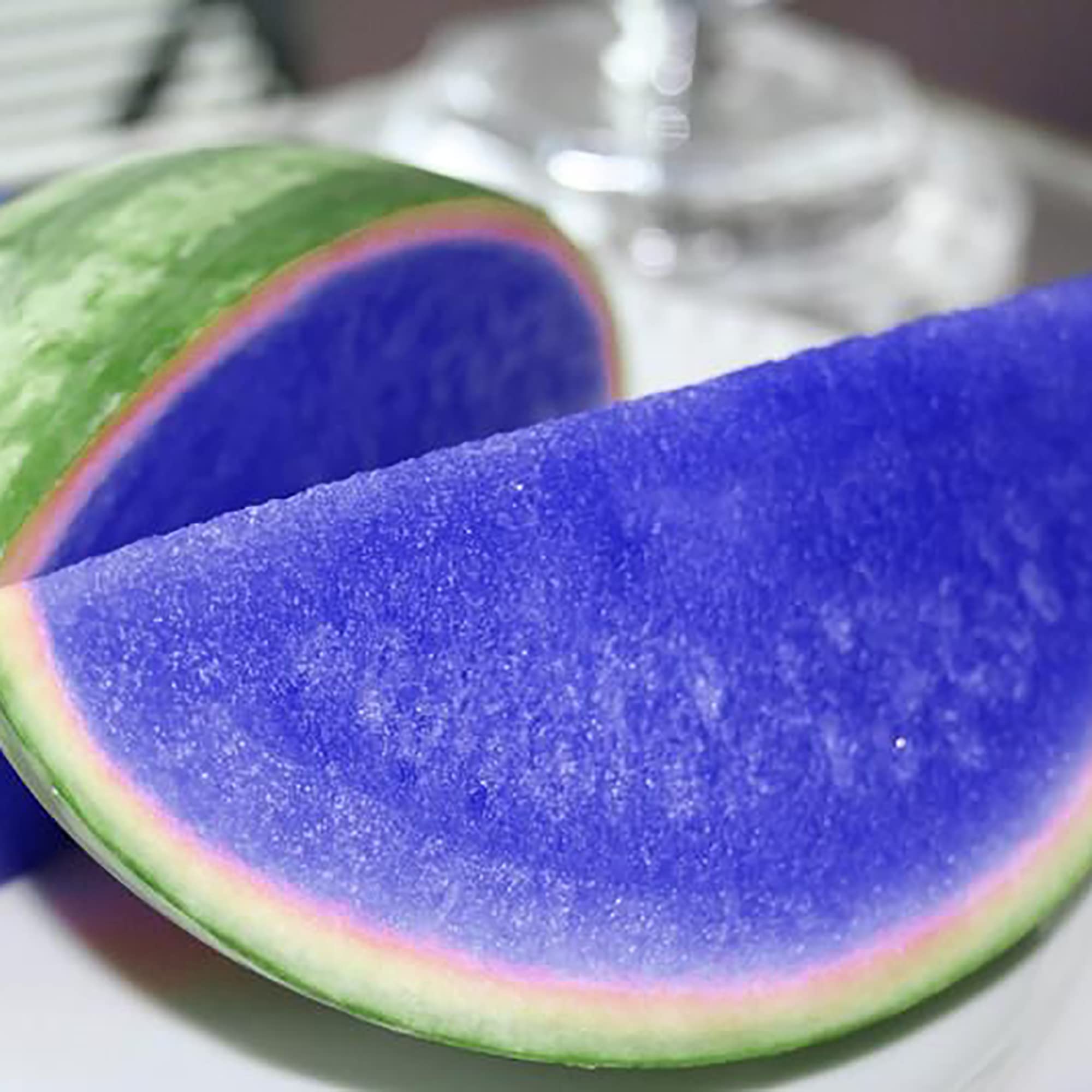 100 Rare Blue Watermelon Seeds for Planting - Sweet, Juicy, Non-GMO Heirloom Fruit Seeds | Easy to Grow Delicious Fruit for Home Garden & Outdoor Farming | Perfect for Fresh Eating, Juicing, and Summer Picnics