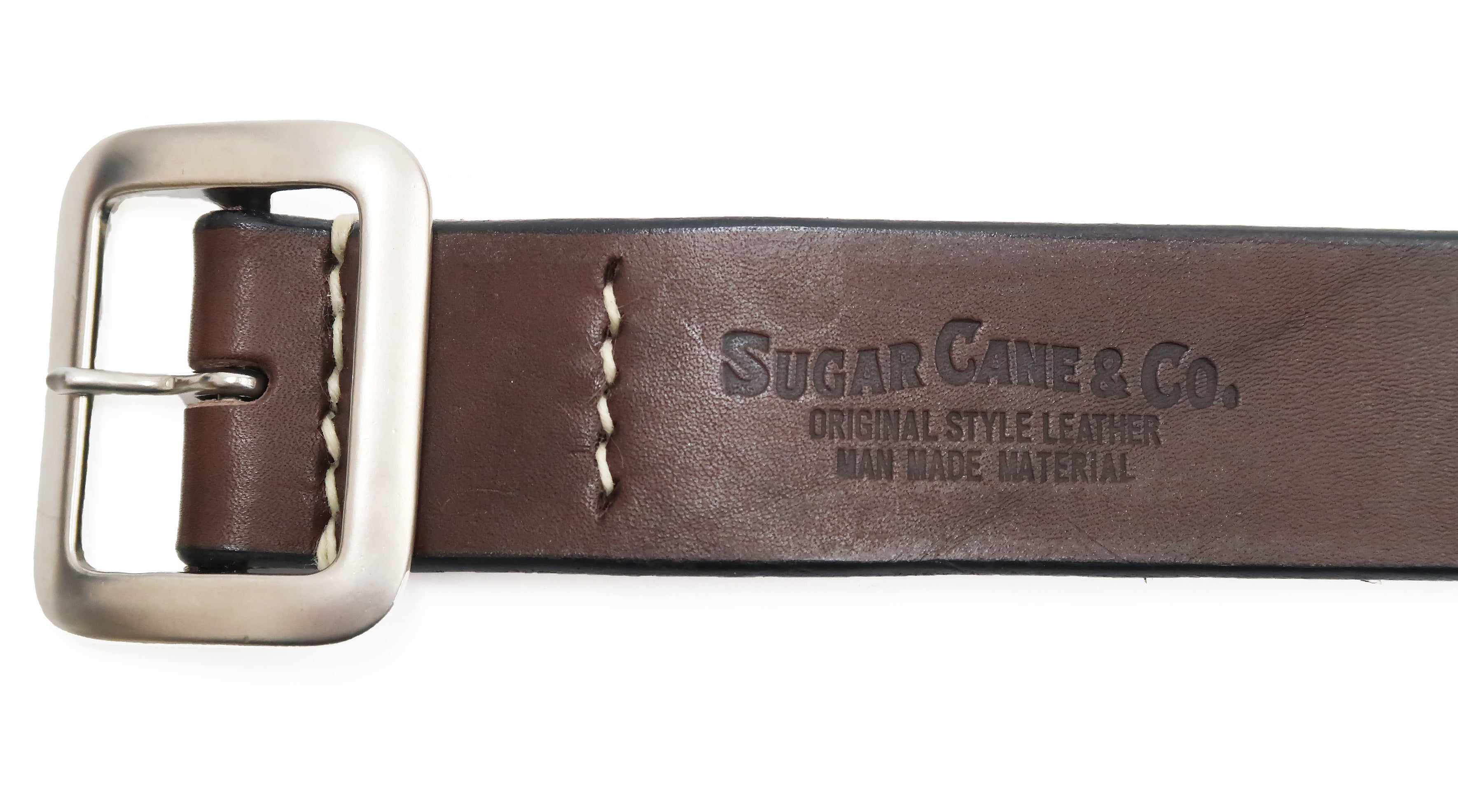 Men's 40mm Wide Brown Cowhide Leather Belt with Single Prong Square Buckle - Casual & Durable for Everyday Wear | Perfect for Office, Jeans & Formal Outfits