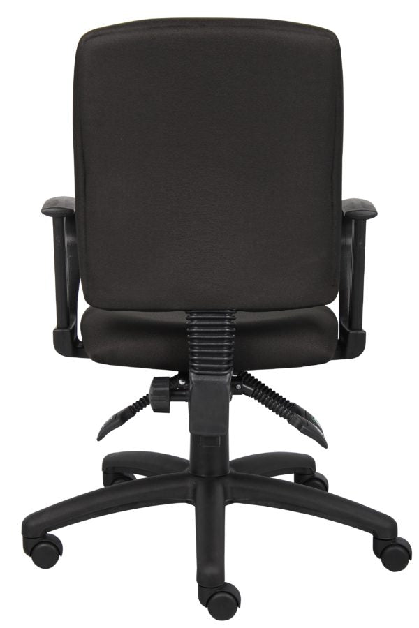 Ergonomic Multi-Function Fabric Task Chair with Adjustable Height & Lumbar Support - Perfect for Home Office, Gaming & Workspace Comfort