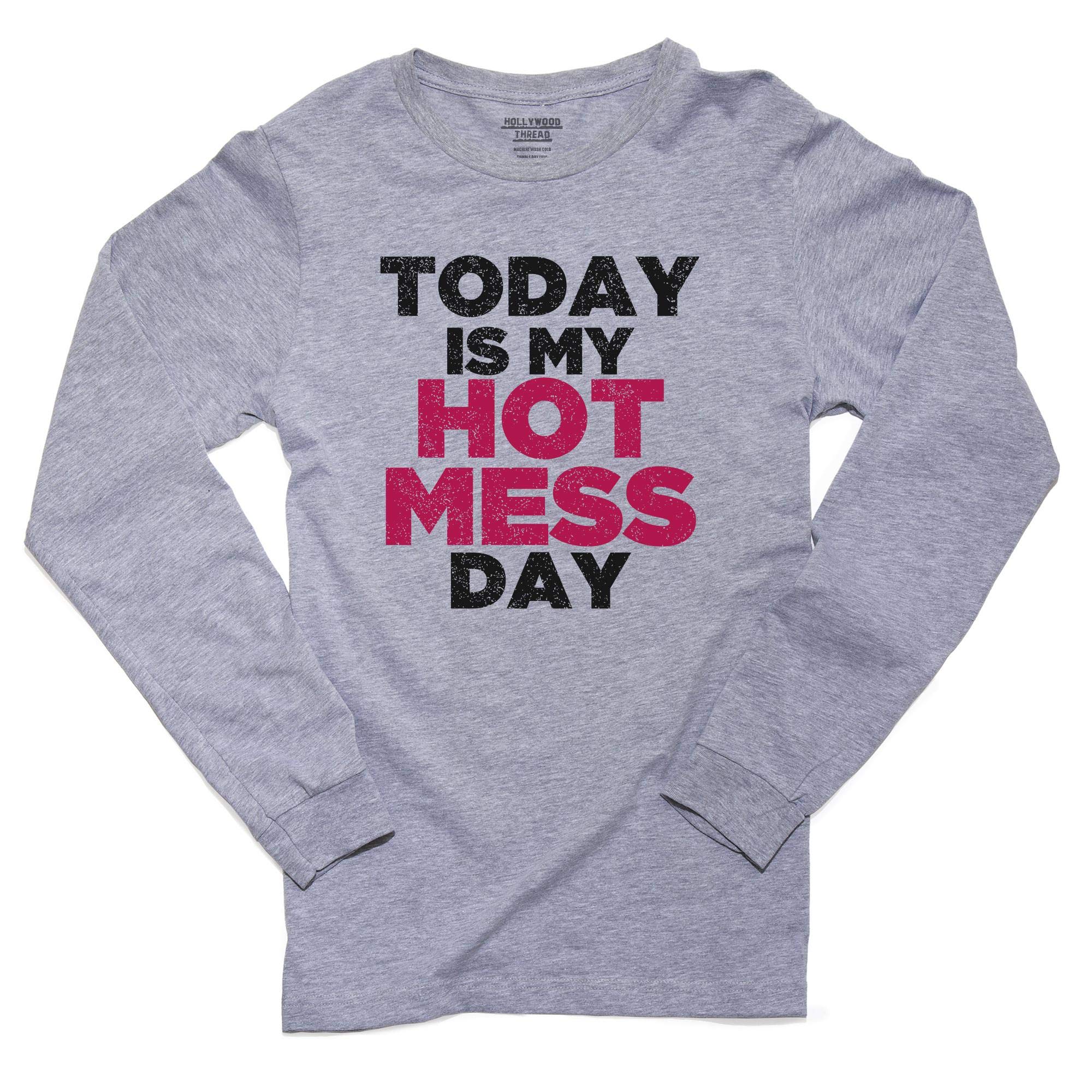 Fun Pink Print Men's Long Sleeve T-Shirt - Comfortable Casual Top for Everyday Wear - Perfect for Relaxing, Lounging & Weekend Outfits