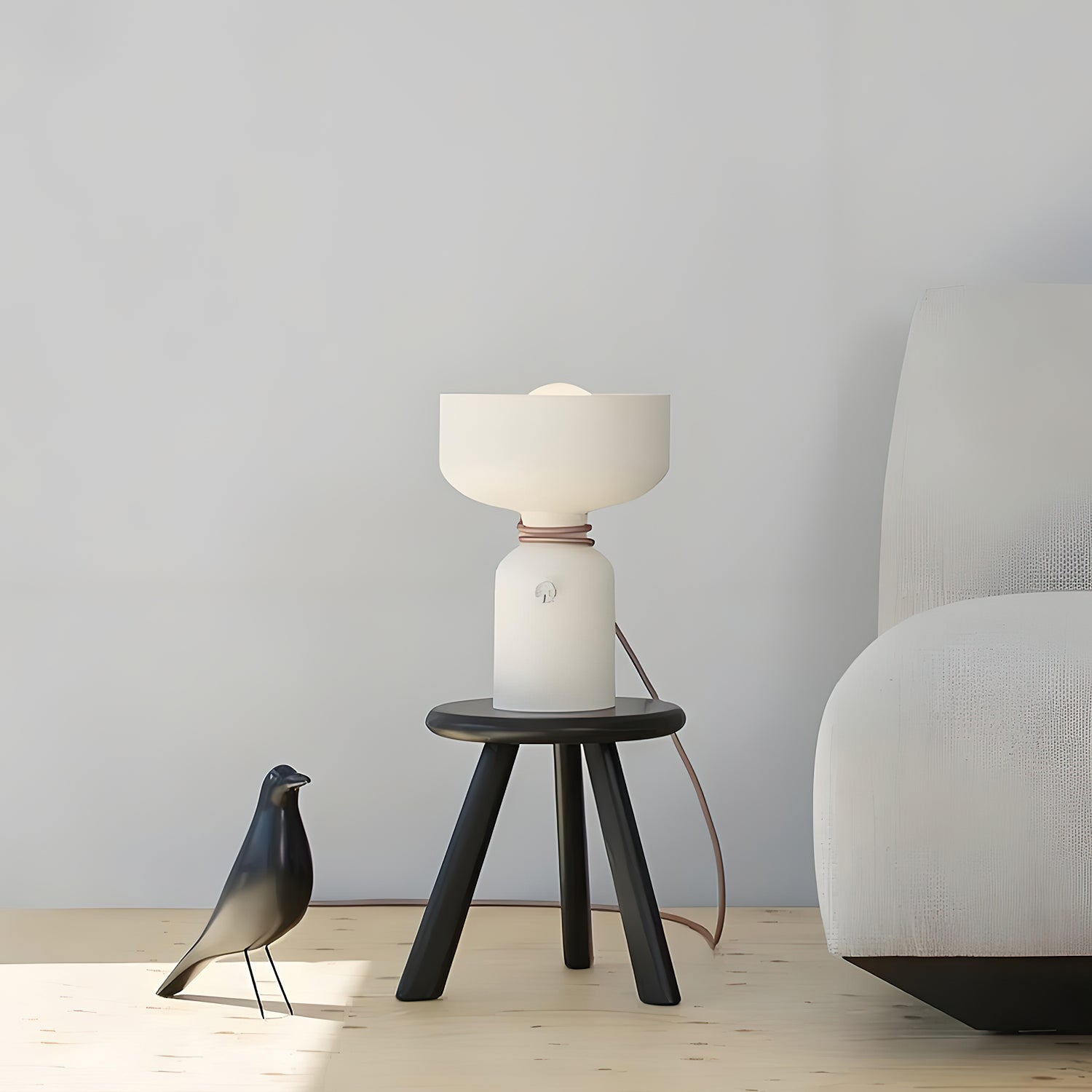 Dumbbell Table Lamp - Adjustable LED Desk Light for Home Office, Gym & Study - Stylish Modern Lighting for Workout & Reading