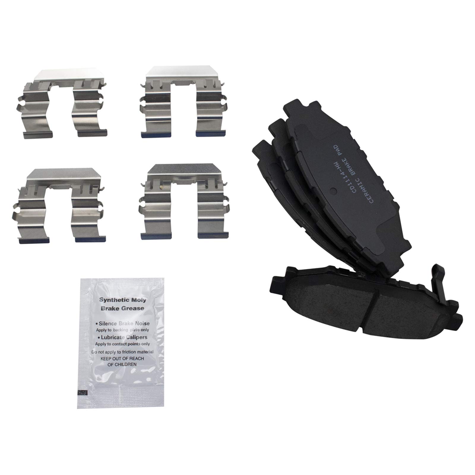 TRQ Premium Ceramic Brake Pad & Rotor Kit with G-Coating - Compatible with 2010-2014 Subaru Legacy & Outback - High Performance Braking System for Daily Driving & Off-Road Adventures