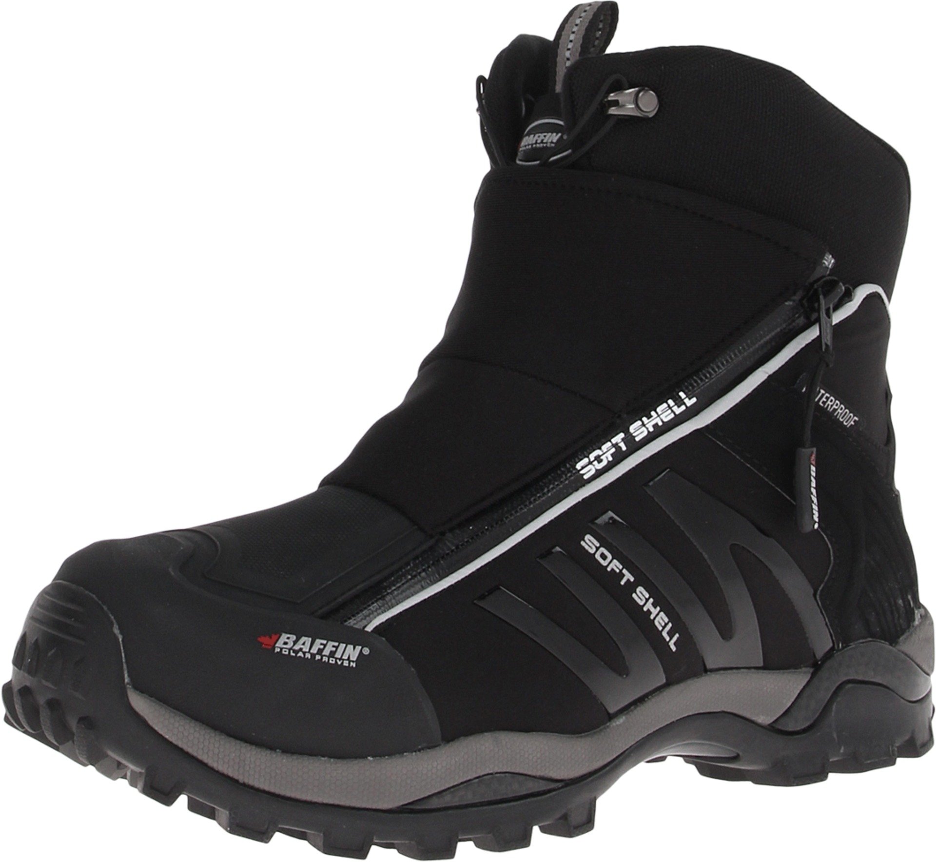 Baffin Atomic Men's Winter Boots - High Ankle Snow Boots for Hiking, Snowshoeing & Cold Weather - Black Waterproof Insulated Boots for Outdoor Activities