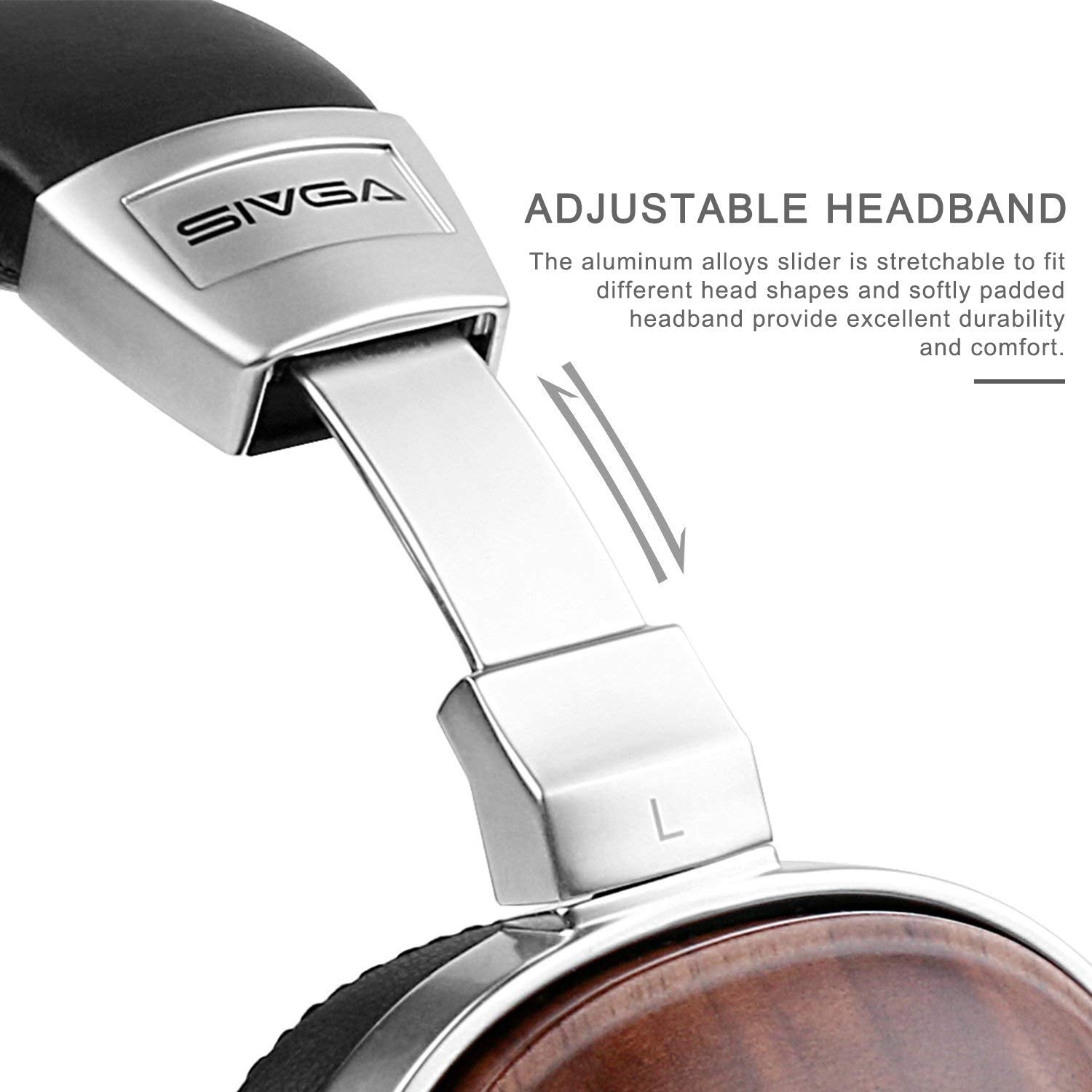Sivga SV006 Closed-Back Over-Ear Headphones with Microphone - Premium Audio for Gaming, Music & Office Work (Open Box)