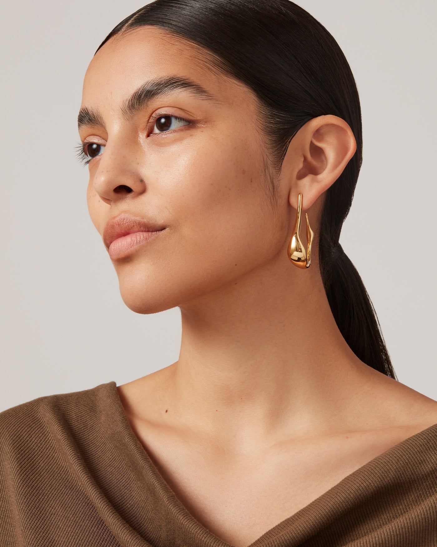 Colette Medium Hoop Earrings - Stylish Gold-Plated Hoops for Women | Perfect for Everyday Wear, Office & Date Night