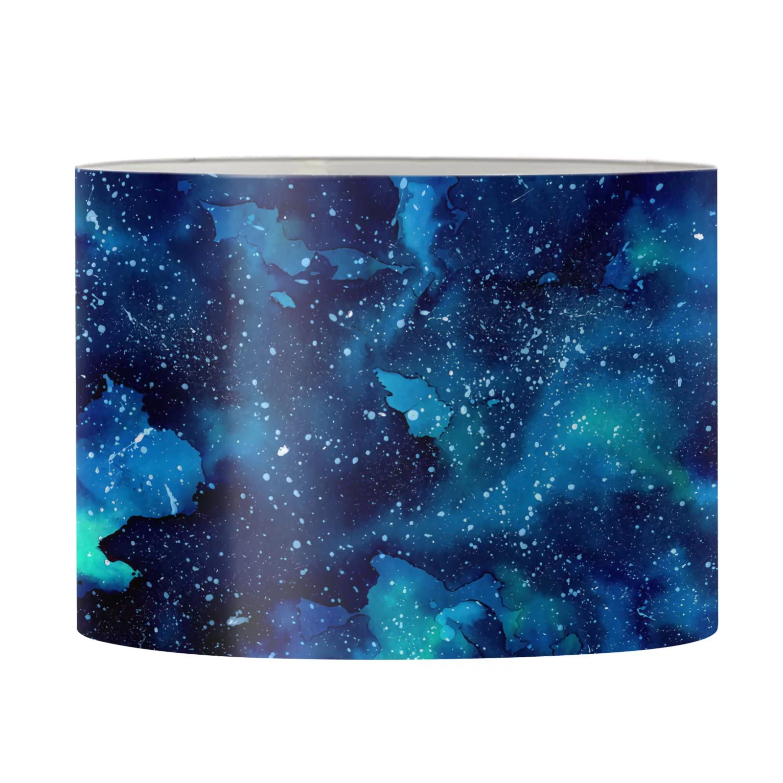 Starry Galaxy Print Lamp Shade - 17