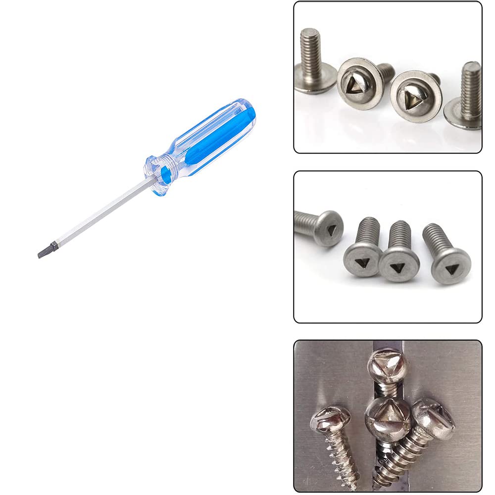 2.3mm Triangle Head Screwdriver with Plastic Handle - Multi-Purpose Electrician Tool (1 Piece) - Perfect for Electronics Repair, Appliance Maintenance & DIY Projects