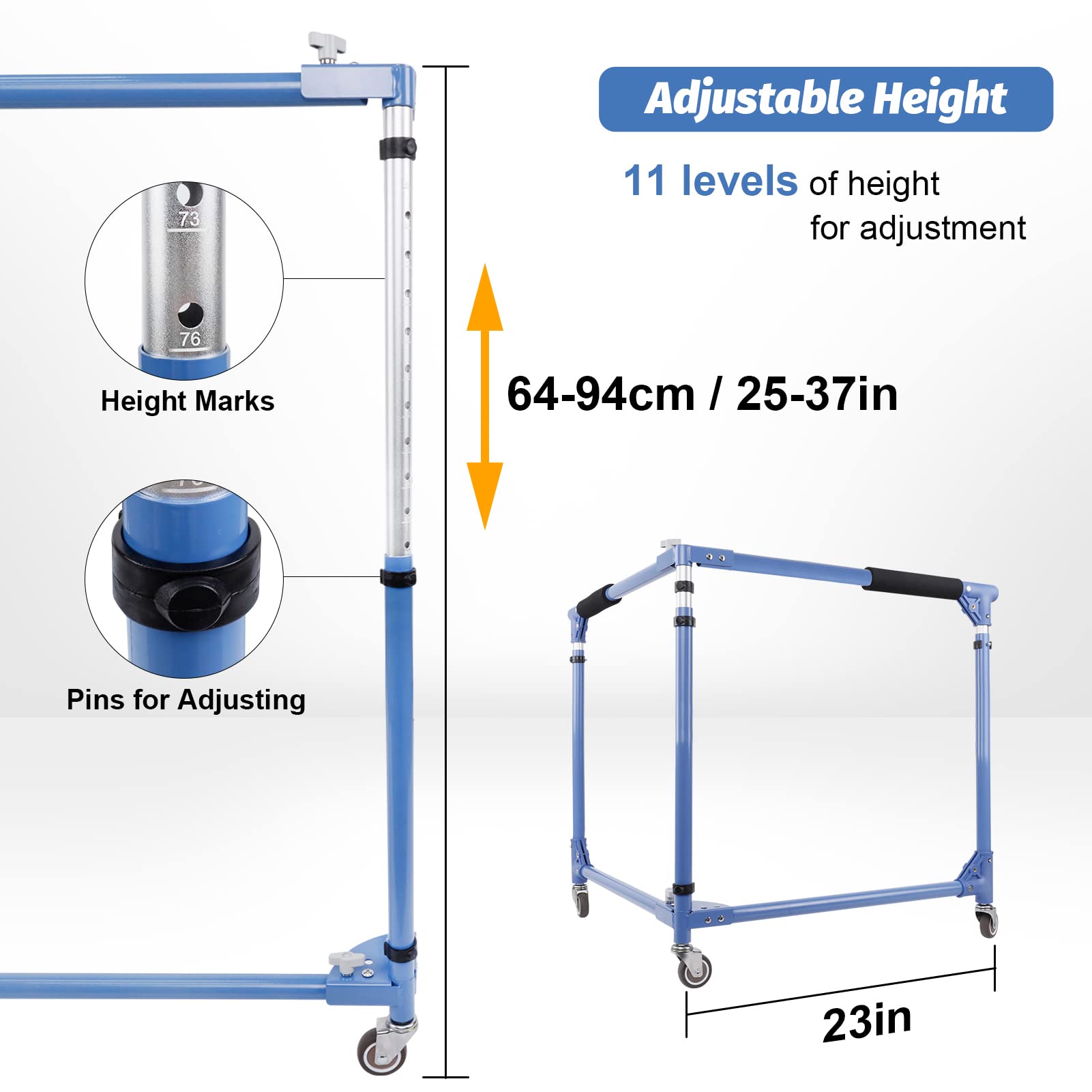GanFindX Adjustable Height Folding Skater Aid for Kids - Roller Skate Trainer for Toddlers & Children - Perfect for Indoor & Outdoor Roller Skating Practice
