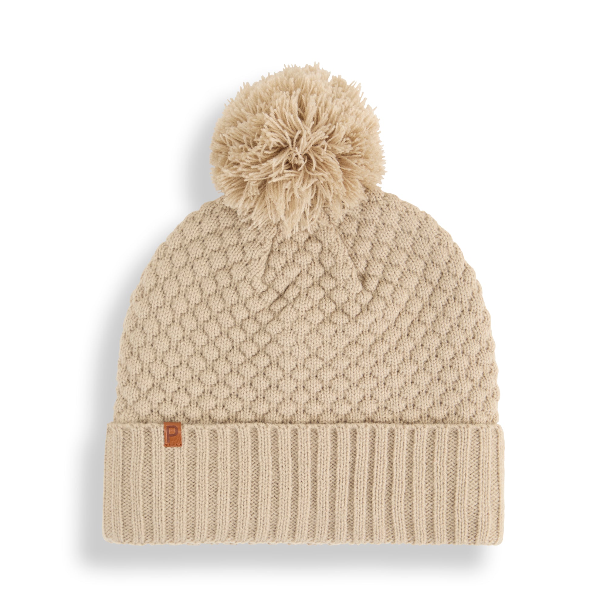 Women's Warm Knitted Pom Pom Beanie Hat - Soft Winter Hat for Women - Cozy & Stylish for Cold Weather, Outdoor Activities, and Casual Wear
