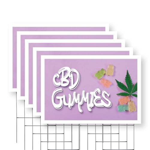 Single-sided Yard Sign - CBD Gummies