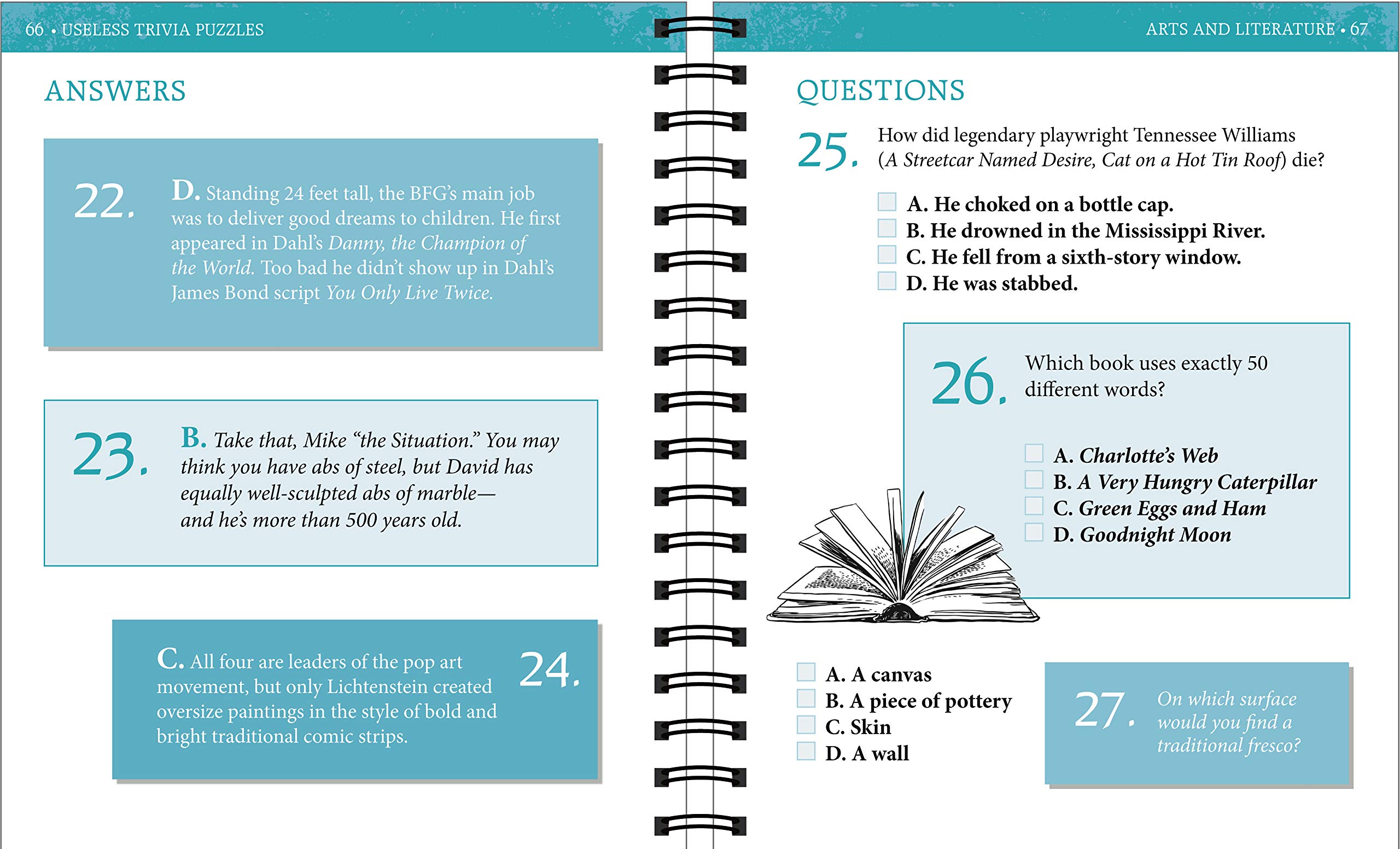 Brain Games Trivia - Fun & Challenging Useless Trivia Questions for Parties, Family Game Nights & Brain Training