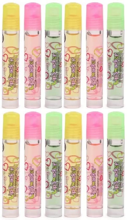 Crazy Multi-Color Changing Lip Oil & Gloss - Fruity Flavored Hydrating Lip Care for Day & Night Wear - Perfect for Parties, Dates, and Everyday Makeup Looks