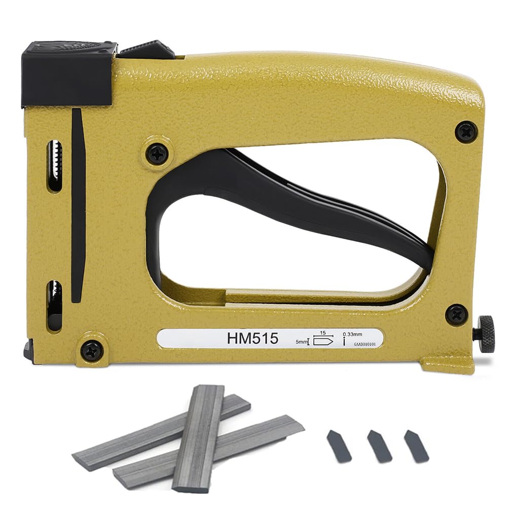 GYKLE Point Driver Framing Tool - Flexible Point Gun Tacker, Lightweight Metal Picture Framing Tool with 1000 Points for Artists, Paintings & Photos | Perfect for DIY Picture Framing, Artwork Display & Home Decor Projects