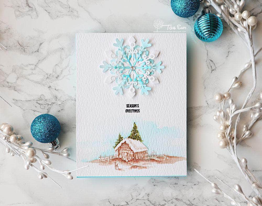 Layered Snowflakes Die Set for DIY Scrapbooking, Card Making, and Holiday Crafts – Perfect for Christmas Decorations and Winter-Themed Projects