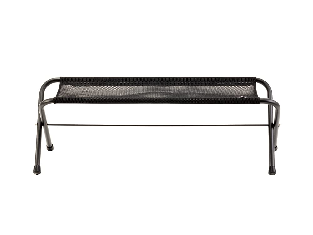 Snow Peak Mesh Folding Bench - Lightweight Portable Camping Chair for Outdoor Dining, Picnics & Backpacking - Foldable Storage Organizer for Camping Gear - Perfect for Beach, Hiking & RV Trips